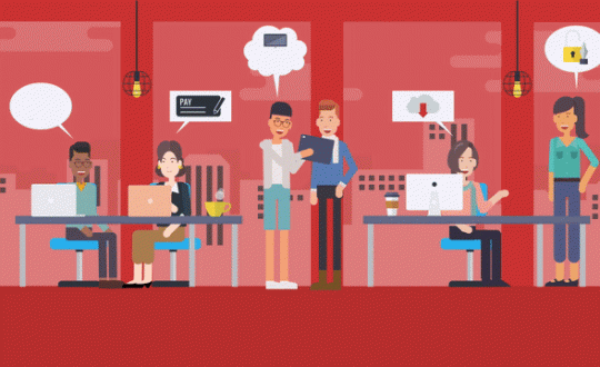 DiSC-OURSE-Avatars-happy-cohesive-working-environment