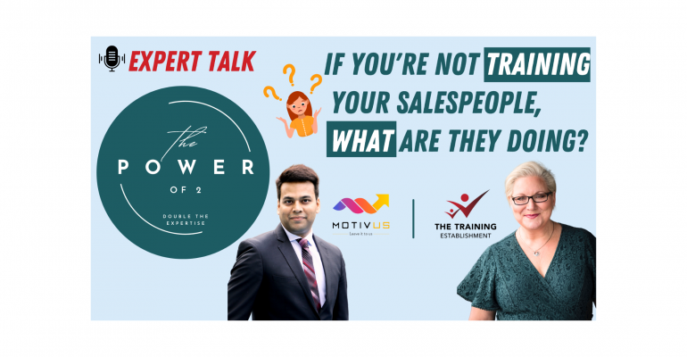If you're not training your salespeople, what are they doing? FB LI