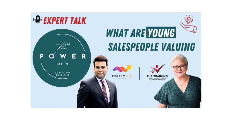 What are young salespeople valuing FB LI