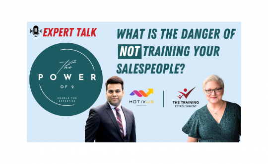What is the danger of not training your salespeople? FB LI