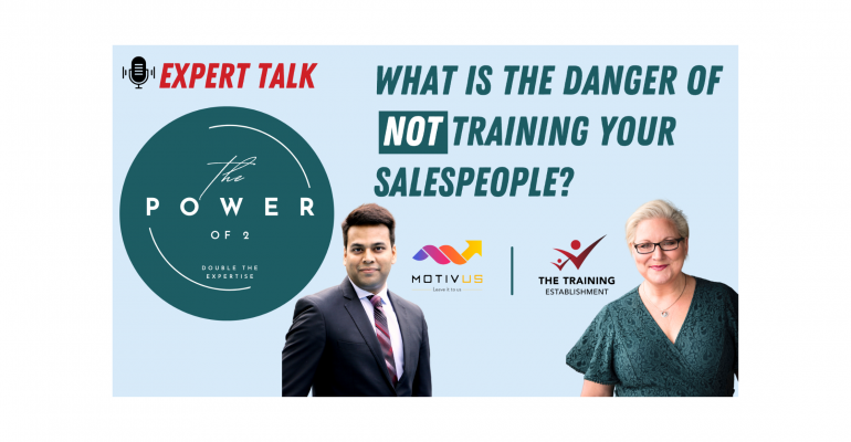 What is the danger of not training your salespeople? FB LI
