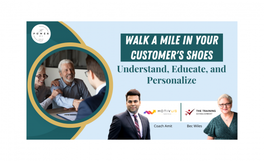 Walk a mile in your customer's shoes